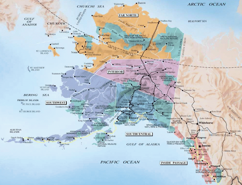 karte Alaska